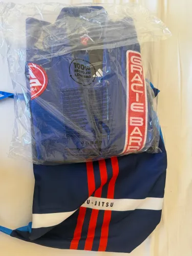 Kimono Adidas III Stripes Gracie Barra A2