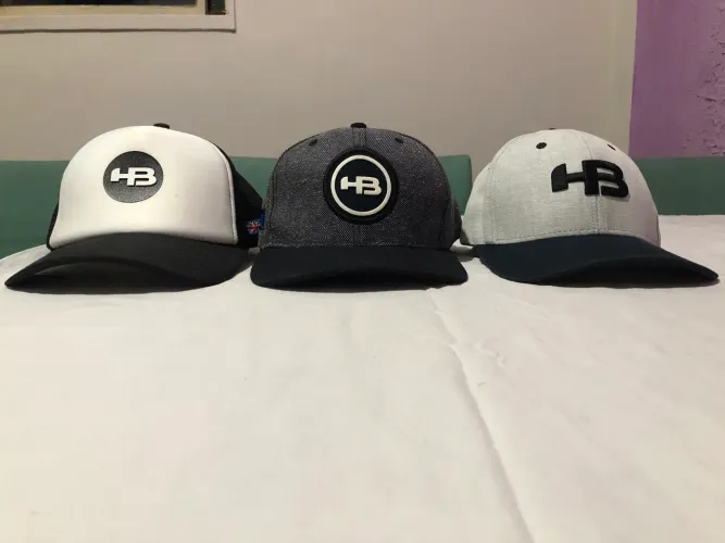 3 Bonés HB - Originais