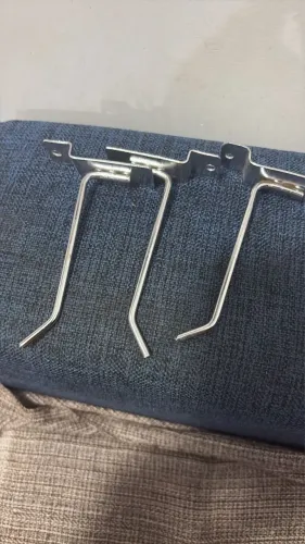40/50 Ganchos de metal 10cm para painel canaletado
