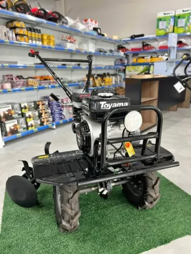 Motocultivador a Gasolina 7Hp 212cc C/ Pneus, Enxadas e Farol Led - Toyama (Novo)