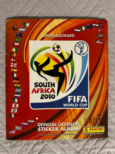 Álbum de figurinhas Copa do Mundo 2010 - Capa Mole - 4 figurinhas faltantes