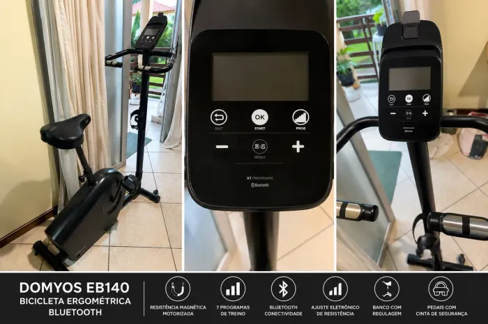 Bicicleta Ergométrica Domyos Bluetooth - Estado de Nova