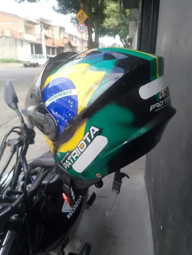 Capacete Aberto Patriota