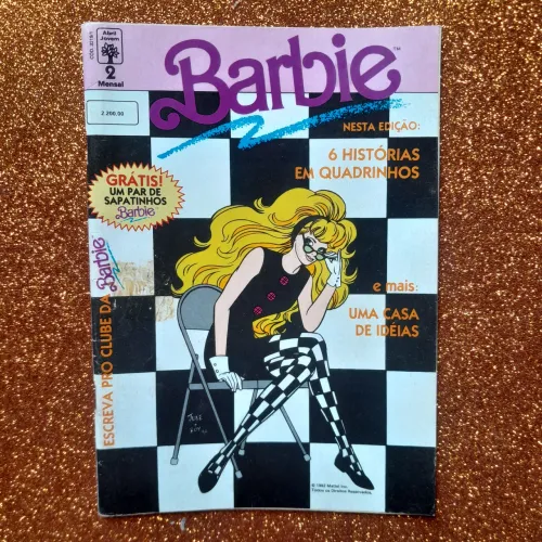 Gibi em quadrinho Barbie Edição 02 Abril Jovem antiguidade