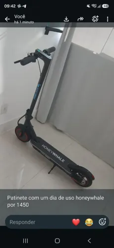 Patinete honey whale
