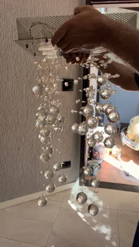 Lustre de cristal para sala de jantar/sala de estar. Zap *