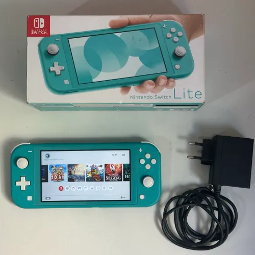 Nintendo Switch Lite Turquesa Desbloqueado 128gb Usado