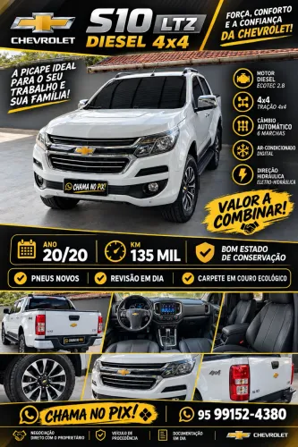 Chevrolet S10 Pick-up LTZ 2.8 TDI 4X4 CD Dies.aut 2020