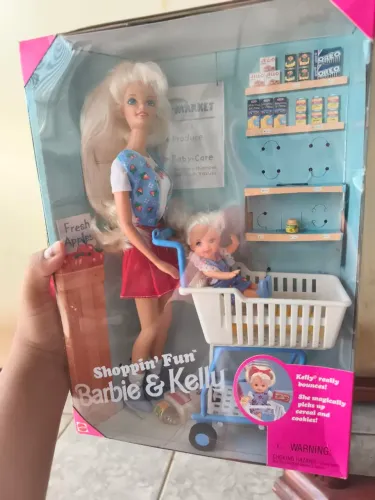 Barbie e Kelly playset shopping fun (produto lacrado)