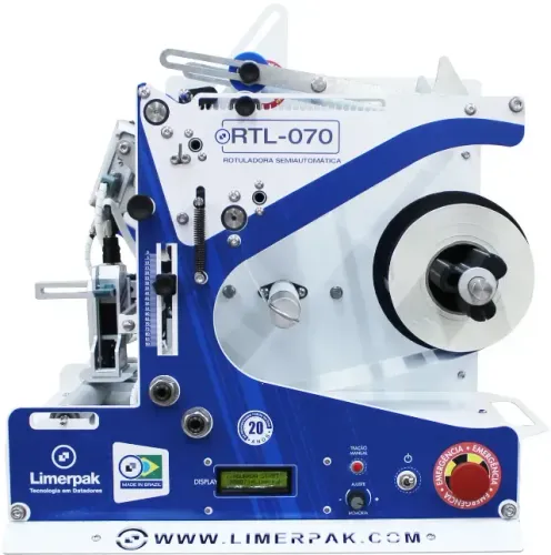 Rotuladora semiautomática RTL-070 , parcelamos cartão