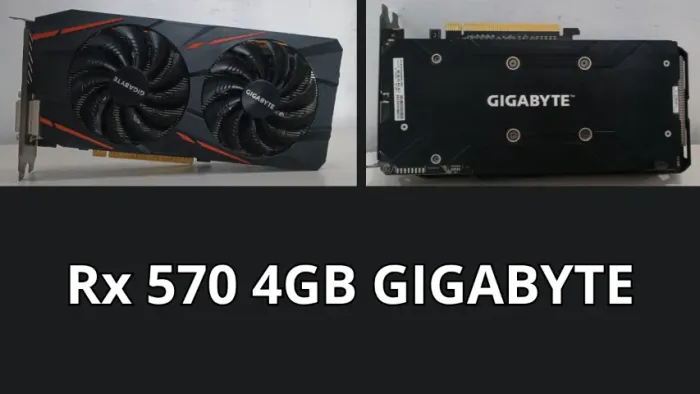 Placa de Vídeo Gigabyte AMD Radeon RX 570 4GB GDDR5 - Excelente Estado