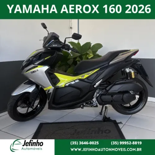 YAMAHA AEROX 160 2026 COM APENAS 1.000KM GARANTIA DE FÁBRICA