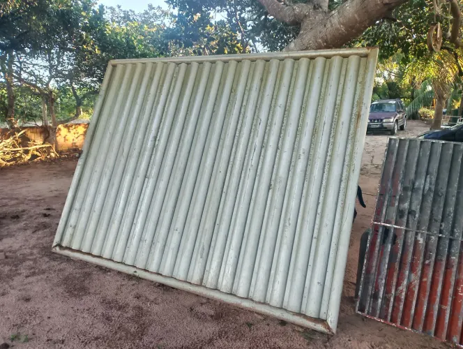 Portão chapa 16 com 2,90 por 2,19