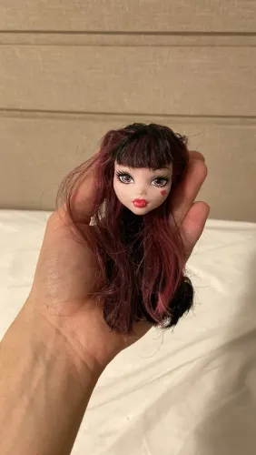 SUCATA CABEÇA DRACULAURA MONSTER HIGH