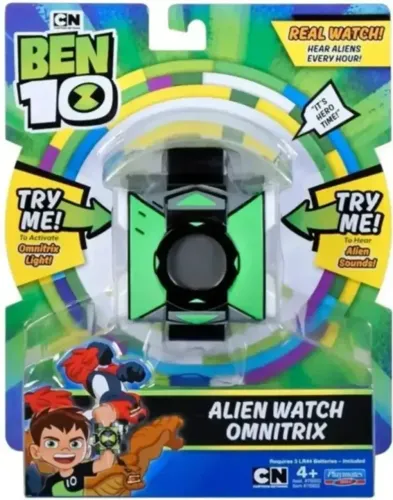 Brinquedo Relógio Digital Alien Omnitrix, Ben 10 Sunny