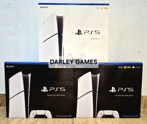 PlayStation 5 Slim Digital + Nf e 1 ano Garantia