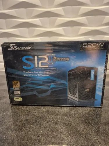 Fonte Seasonic S12II 520W 80 Plus Bronze - Lacrada