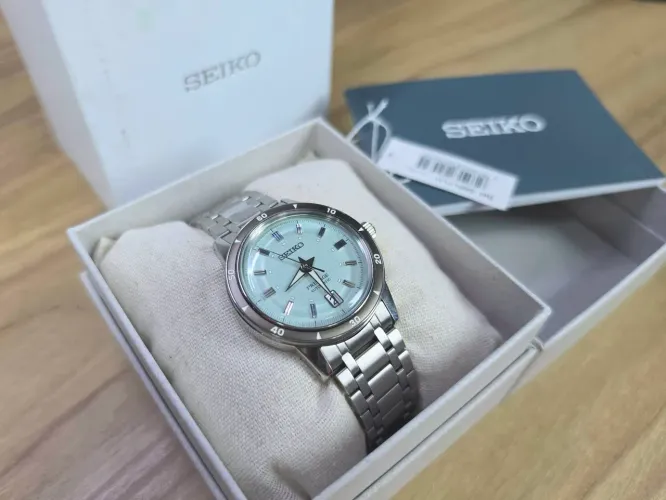 Relógio Seiko Presage Style 60s 39mm Verde - Na caixa