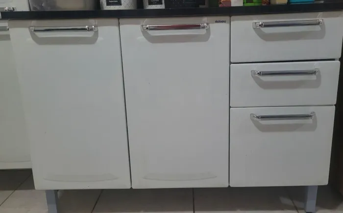 Balcão cozinha em aço
