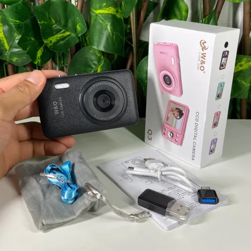 Câmera Digital Compacta W&O Q3 para Viagens e Passeios