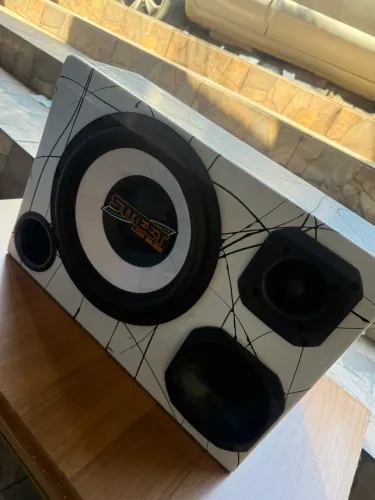 Caixa Som Trio 12' Street 700 completa