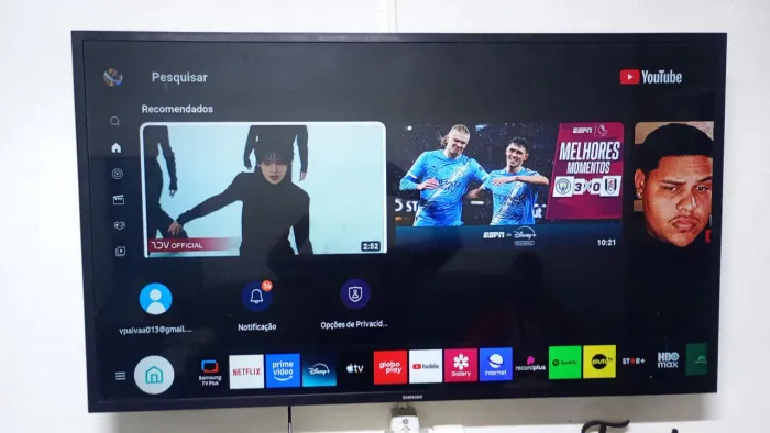 Tv 43 polegadas smarth. Funcionando perfeitamente 