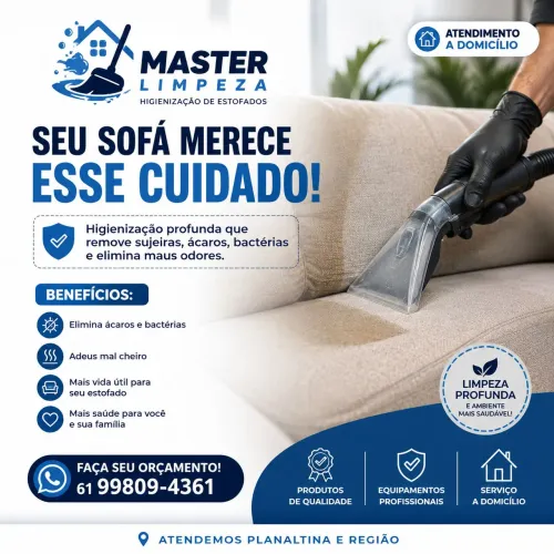 Limpeza de sofa