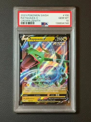 Rayquaza V #100 - PSA 10 - Pokemon TCG