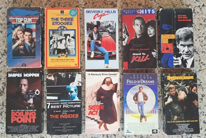 Lote VHS importado 
