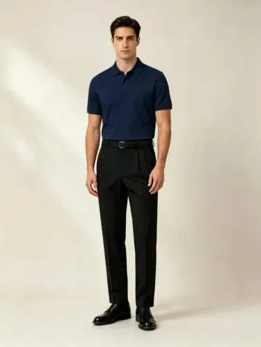 Calça Social Auto-Tex Com Pregas 42