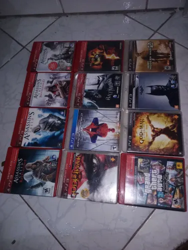 12 jogos originais PS3