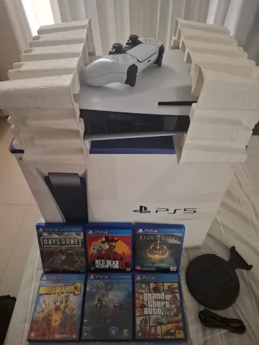 Playstation 5 Standard Edition 825gb *zerado*, Leitor de Mídia física, Cf-1014A