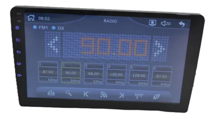 Tela Radio Som Multimidia 9polegadas Fpimport Universal Preto