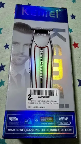 Máquina de cortar cabelo e barba profissional