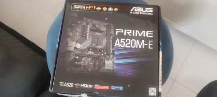 Placa Mãe Asus Prime A520M-E AMD AM4 Ryzen (Na Caixa)