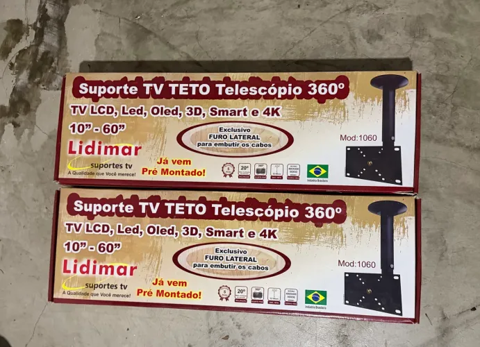 Suporte Tv TETO 360°