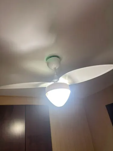 Ventilador de Teto 3 Pás com Controle Remoto e 6 velocidades