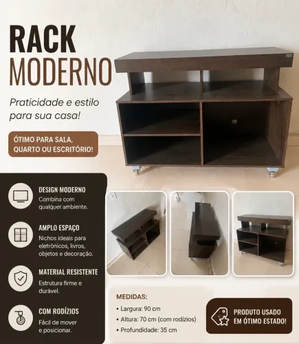 Rack com rodinhas 