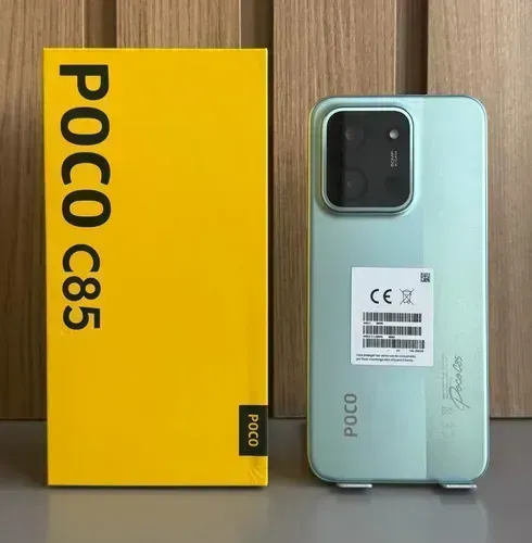 Smartphone Xiaomi Poco C85 4g 8+8gb Ram Virtual + 256gb, Verde - NOVO lacrado