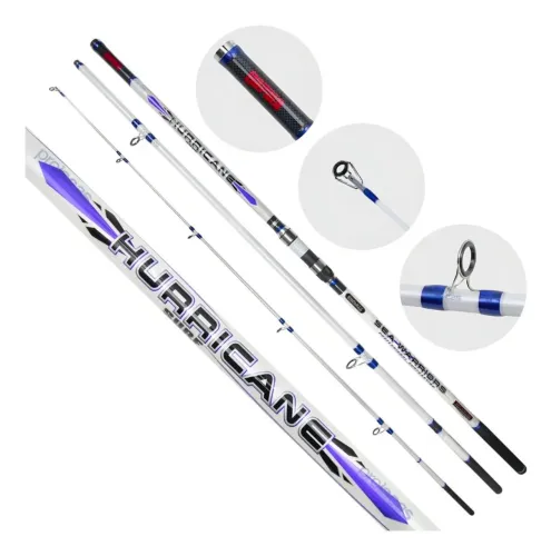 Vara De Pesca RapalaVara De Pesca Rapala Hurricane New 4,20m 225gr Ponta Tubular