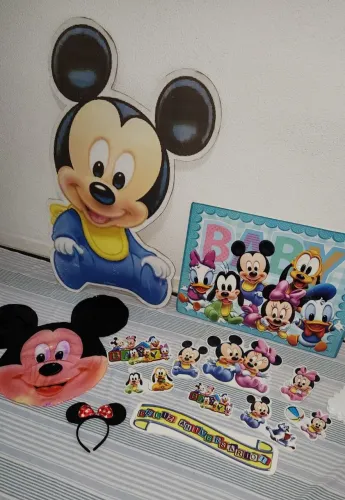 Kit Festa Mickey e Amigos - Decoração Infantil