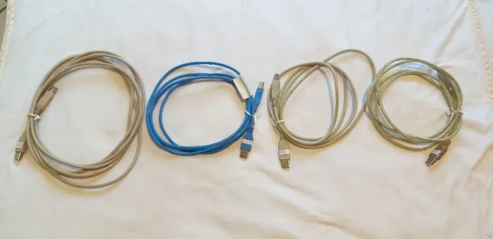 Cabos USB para impressora, novos, vários tamanhos, a partir de 20,00