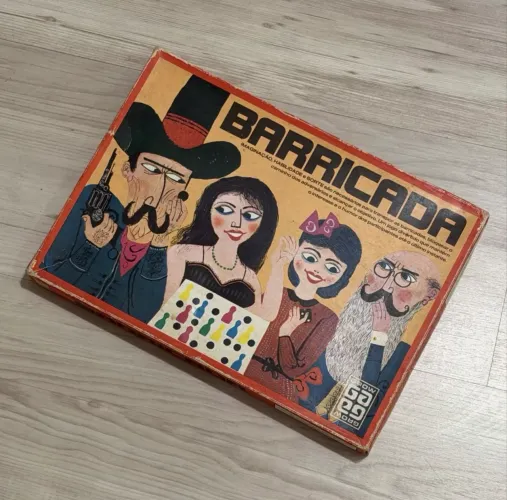 jogo de tabuleiro barricada grow anos 70