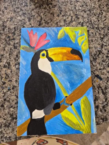quadro tucano 20x30