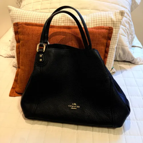 Bolsa de couro Coach