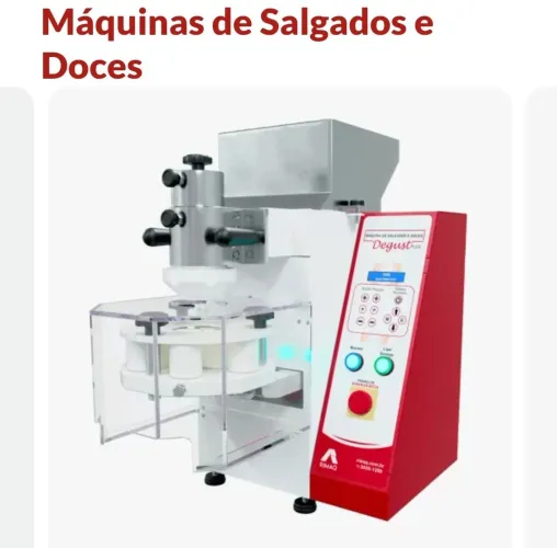 Modeladora de salgados até, 5500 salgados por hora.