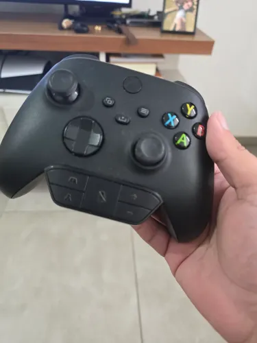 Controle xbox com adaptador de fone original