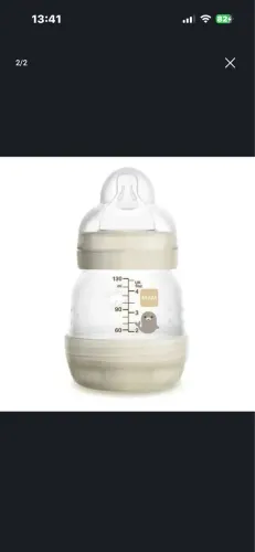 Mamadeira MAM 130ml bege