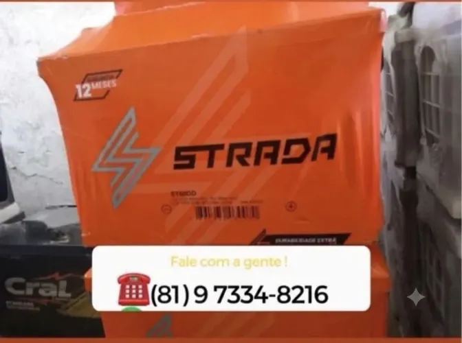 Bateria de carro promoção strada fabricação heliar