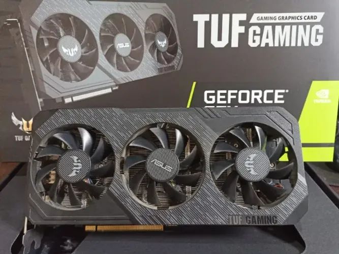 Placa De Vídeo Asus TUF Gaming GeForce GTX 1660 Super 6gb Impecável!